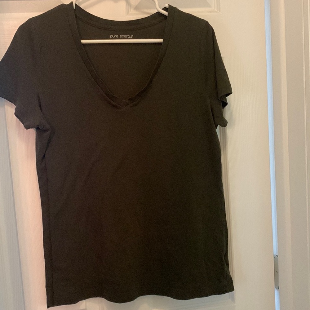 Dark green shirt